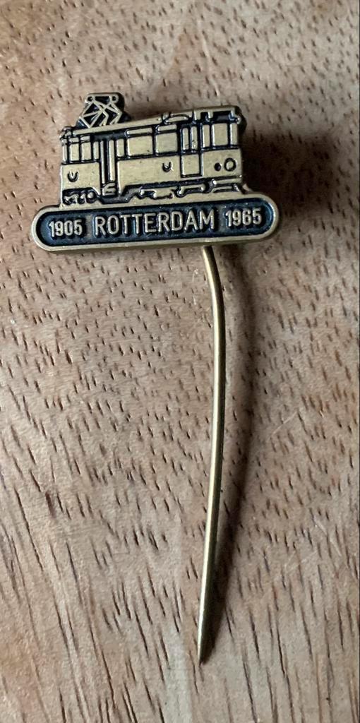 RTM: 1905 Rotterdam 1965 Speldje, Verzamelen, Spoorwegen en Tramwegen, Ophalen of Verzenden