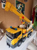 Scania Liebherr kraan Bruder, Kinderen en Baby's, Speelgoed | Speelgoedvoertuigen, Gebruikt, Ophalen