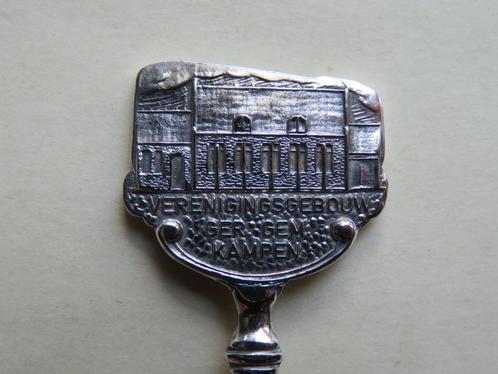 Verzilverd lepeltje Verenigingsgebouw Geref. Gem. Kampen, Antiek en Kunst, Antiek | Bestek, Verzenden