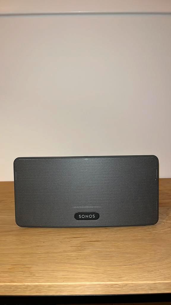 4x Sonos Play 3 zwart s2 multiroom speakers, Audio, Tv en Foto, Luidsprekers, Zo goed als nieuw, Front, Rear of Stereo speakers