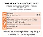 Ticket Toppers staanplaatsen 31 mei, Tickets en Kaartjes, Evenementen en Festivals, Twee personen