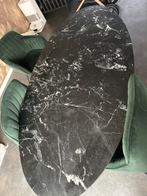 Marmeren eettafel met kruispoot-180cm, Huis en Inrichting, Tafels | Eettafels, Ophalen, Gebruikt, 100 tot 150 cm, Vier personen