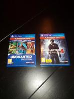 PS4 Uncharted Collection (1.2.3.) en Uncharted 4, Spelcomputers en Games, 1 speler, Zo goed als nieuw, Vanaf 16 jaar, Ophalen