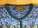 OLEANA 100 % Wollen Vest ingebreid Noors/ Noorwegen XL 44-46, OLEANA, Verzenden, Zo goed als nieuw, Maat 46/48 (XL) of groter
