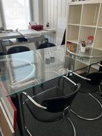Design eettafel met stoelen, Huis en Inrichting, Tafels | Eettafels, Ophalen, Vier personen, Rechthoekig, 50 tot 100 cm