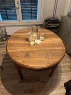 Antieke ovale tafel - Gebruikt, Huis en Inrichting, Tafels | Eettafels, Ophalen, Gebruikt, 100 tot 150 cm, Eikenhout