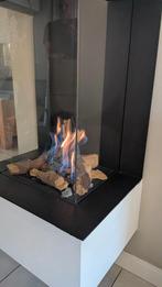Bellfires vertical gashaard 3 zijdig, Ophalen of Verzenden, Gebruikt, Inbouwhaard, Gashaard