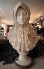 Marmeren buste schouwbeeld, Antiek en Kunst, Antiek | Religie, Ophalen