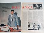 Paul Anka artikel uit 1959 Beatrijs., Ophalen of Verzenden, 1940 tot 1960, Nederland, Knipsel(s)