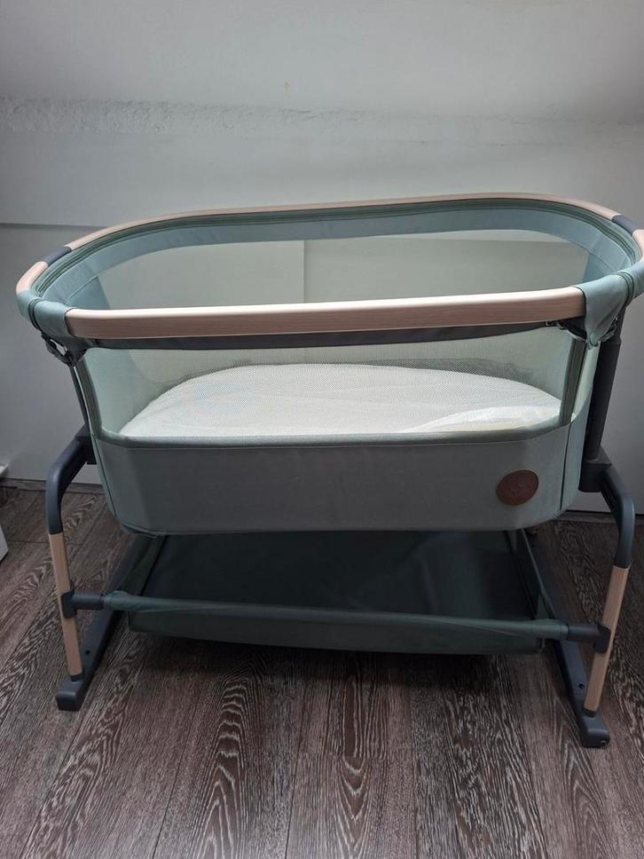 Maxi-Cosi Iora Air Co-sleeper - Groen, Kinderen en Baby's, Babywiegjes en Ledikanten, Zo goed als nieuw, Wieg, Ophalen