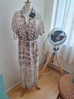 Prachtige lange NED zomerjurk , viscose maat M, Maat 38/40 (M), Wit, Ophalen of Verzenden, Zo goed als nieuw