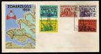 Nederland FDC E38 Zonder Adres, Deltawerken 1959, Ophalen of Verzenden, Onbeschreven, Nederland