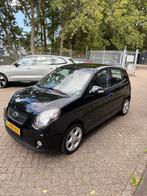 Kia Picanto 1.1 2008 Zwart, Auto's, Kia, 4 cilinders, Zwart, Handgeschakeld, 19 km/l