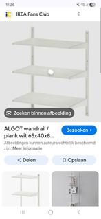 Algot planken IKEA, Ophalen