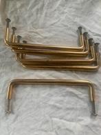 Vintage Koperen Handgrepen - 6 Stuks, Ophalen of Verzenden, Gebruikt