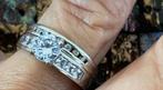 JUWELIER GEKEURD WITGOUDMETDIAMANTJES, Ophalen, Wit, Zo goed als nieuw, 17 tot 18
