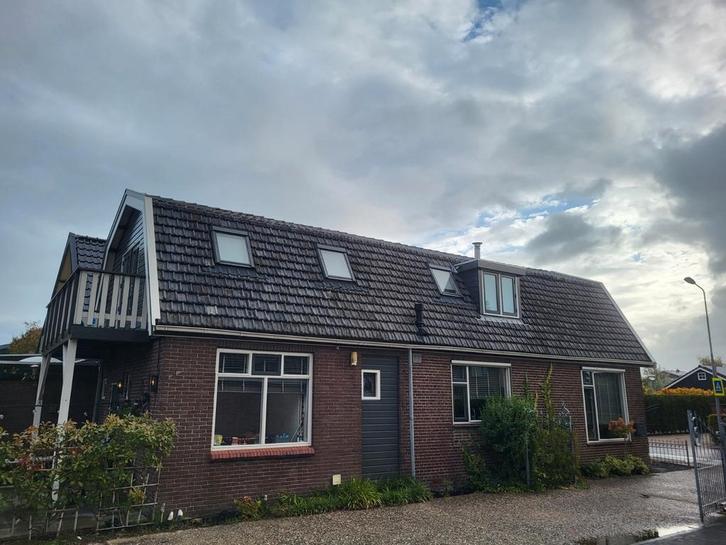 Gratis! 120m2 dakpannen, kruispan, Doe-het-zelf en Verbouw, Dakpannen en Dakbedekking, Gebruikt, Dakpannen, Steen of Klei, Blauw
