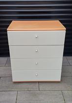 Mooie zware massiefhouten ladenkast/ladekast/kast, Zo goed als nieuw, 3 of 4 laden, Minder dan 100 cm, 25 tot 50 cm