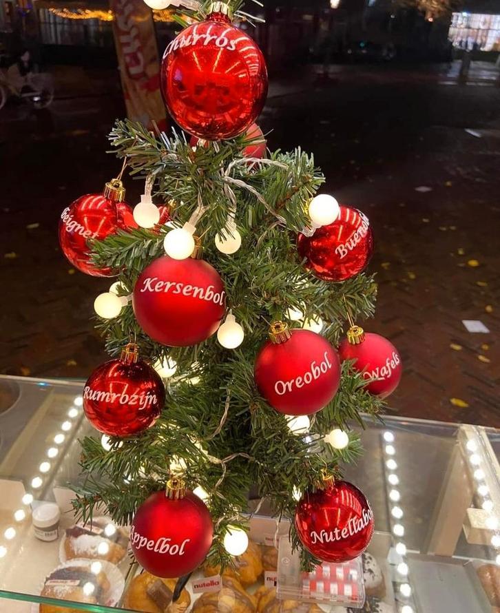 Kerstballen naar wens naam etc gepersonaliseerd set 12 stuks, Diversen, Kerst, Nieuw, Ophalen of Verzenden