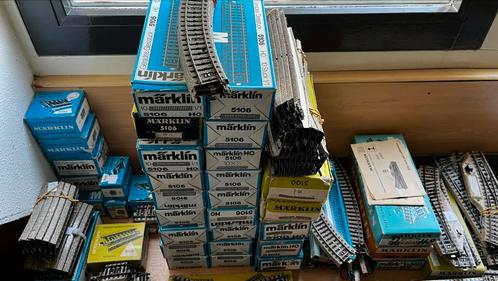 Märklin grote hoeveelheid rails, wissels enz., Hobby en Vrije tijd, Modeltreinen | H0, Gebruikt, Rails, Wisselstroom, Märklin