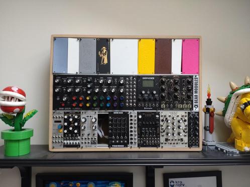Houten eurorack case Ikocase 3x 104hp, Muziek en Instrumenten, Synthesizers, Zo goed als nieuw, Overige merken, Ophalen of Verzenden