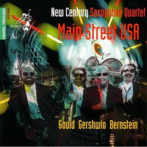 New Century Saxophone Quartet - Main Street USA, Gould etc, Cd's en Dvd's, Cd's | Klassiek, Zo goed als nieuw, Overige typen, Modernisme tot heden