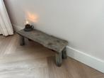 Landelijk houten krukje / decoratief bankje – 60x20x20 cm, Ophalen of Verzenden, Zo goed als nieuw