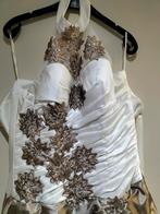 Trouwjurk, gebruikt maar nog goed voor carnaval, Kleding | Dames, Carnavalskleding en Feestkleding, Maat 38/40 (M), Carnaval, Ophalen of Verzenden