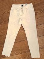 Skinny beige skinny broek met patroon - M, Maat 38/40 (M), H&M, Beige, Ophalen of Verzenden