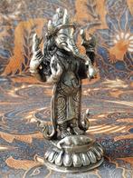 Mooi oud brons beeldje uit India van Ganesha 13 cm., Antiek en Kunst, Ophalen of Verzenden