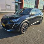 Peugeot 2008 EV 50kWh 136pk 2021 Zwart met panorama dak, Auto's, Peugeot, USB, Zwart, Leder en Stof, Zwart