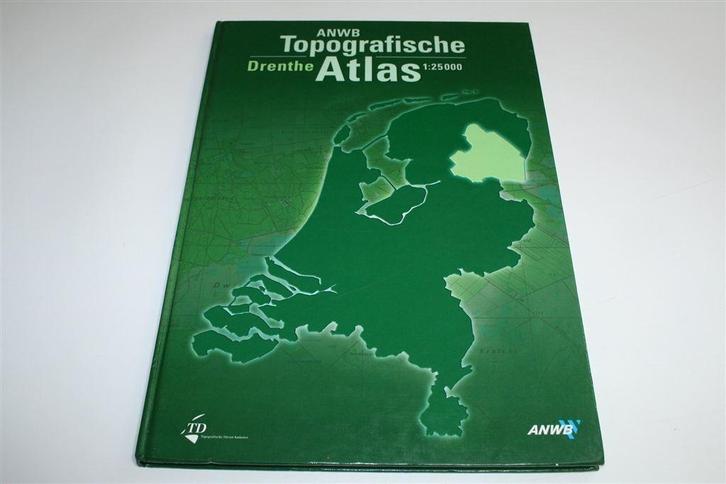 ANWB Topografische Atlas Drenthe [1:25.000], Boeken, Atlassen en Landkaarten, Zo goed als nieuw, Landkaart, Nederland, 1800 tot 2000