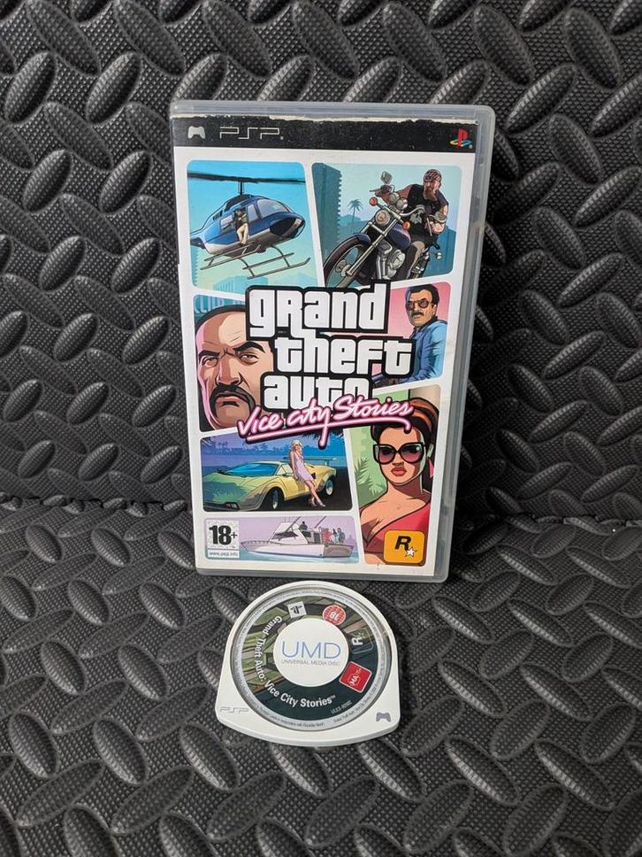 Grand Theft Auto Vice City Stories - PSP Game, Spelcomputers en Games, Spelcomputers | Sony PSP, Gebruikt, PSP, Overige kleuren