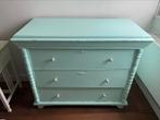 Brocante antieke commode hoog, Kinderen en Baby's, Kinderkamer | Commodes en Kasten, Ophalen, Gebruikt, 50 tot 70 cm, 100 cm of meer