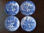 4 wedgewood schaaltjes; enoch (tunstall)ltd, Ophalen of Verzenden, Wedgwood, Aardewerk, Schaal of Schalen