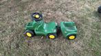 Loop trekker John Deere met aanhangwagen, Kinderen en Baby's, Speelgoed | Buiten | Voertuigen en Loopfietsen, Ophalen, Gebruikt