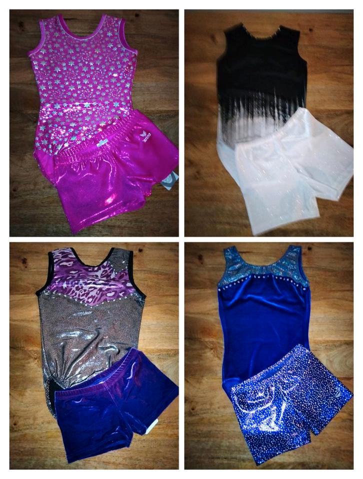 Diverse turnpakjes met turnbroekjes maat 164, Sport en Fitness, Turnen, Nieuw, Turnpak(je), Kindermaat 146 t/m 176, Ophalen of Verzenden