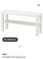 2 ikea lack tafeltjes/ schoenkastjes, Huis en Inrichting, Tafels | Sidetables, Ophalen, 50 tot 100 cm, Vierkant, Zo goed als nieuw