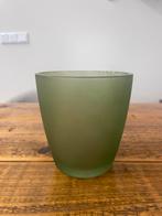 Groene Bloempot, Huis en Inrichting, Ophalen, Gebruikt, Glas, Minder dan 50 cm