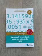 E. Kloet - Werkboek kennisbasis rekenen-wiskunde PABO, E. Kloet; N. Wolzak; R. Moraal; Erasmus Education, Ophalen of Verzenden