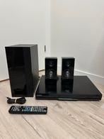 Samsung HT-D5200 3D Blu-ray 2.1 Home Cinema set, Gebruikt, 2.1-systeem, Blu-ray-speler, 70 watt of meer