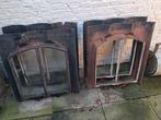 4 oude gietijzeren  dakramen ., Ophalen, Gebruikt, Minder dan 80 cm, Minder dan 80 cm