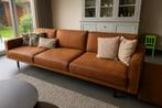 4-zitsbank cognac, Huis en Inrichting, Banken | Bankstellen, Ophalen, 75 tot 100 cm, Zo goed als nieuw, Rechte bank