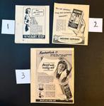 3 advertenties ‘Sunlight’, ‘Sneeuwwit’, ‘Persil’ (jaren 40), Verzamelen, Ophalen of Verzenden, 1940 tot 1960, Knipsel(s)