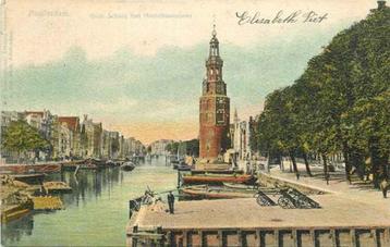 (301-249-001) Amsterdam Oude Schans met Montelbaanstoren beschikbaar voor biedingen