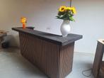 Balie bar akoestische panelen steigerhout toonbank, Ophalen of Verzenden