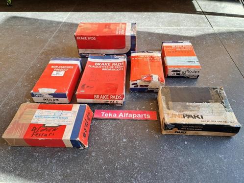 7x Unipart remblokken MG Austin, Triumph, Peugeot, Rover etc, Auto-onderdelen, Remmen en Aandrijving, Fiat, Ford, Peugeot, MG