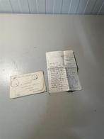 1943 Legerpost Censuurbrief met Stempel - APO 5 CDS, Verzamelen, Militaria | Tweede Wereldoorlog, Ophalen of Verzenden, Nederland