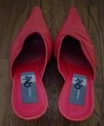Leren Pumps 37 Rood Spitse neus ( Jool ), Pumps, Verzenden, Zo goed als nieuw, One
