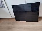 3x Besta Kastdeur - Zwart Hoogglans, Ophalen, Minder dan 50 cm, Zwart, Zo goed als nieuw